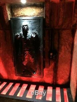 Custom Star Wars SCI FI Diorama for 3 3/4 figure Han in Carbonite Jabba's Palace