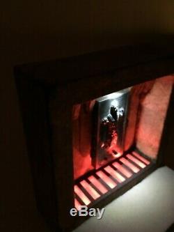 Custom Star Wars SCI FI Diorama for 3 3/4 figure Han in Carbonite Jabba's Palace