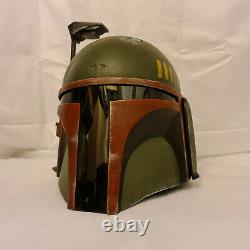 Custom Star Wars Weathered Boba Fett Mandalorian Adult Helmet Painted