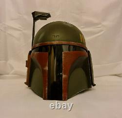 Custom Star Wars Weathered Boba Fett Mandalorian Adult Helmet Painted