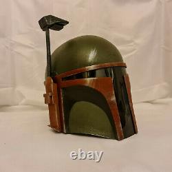 Custom Star Wars Weathered Boba Fett Mandalorian Adult Helmet Painted