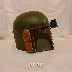 Custom Star Wars Weathered Boba Fett Mandalorian Adult Helmet Painted