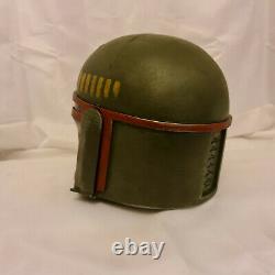 Custom Star Wars Weathered Boba Fett Mandalorian Adult Helmet Painted