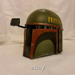 Custom Star Wars Weathered Boba Fett Mandalorian Adult Helmet Painted