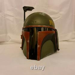 Custom Star Wars Weathered Boba Fett Mandalorian Adult Helmet Painted