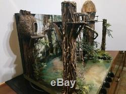 Custom Star Wars diorama Ewok Village
