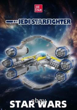 Custom Version LEGO 7661 Star Wars Jedi Starfighter With Hyperdrive Model