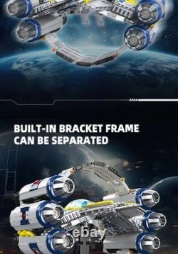 Custom Version LEGO 7661 Star Wars Jedi Starfighter With Hyperdrive Model