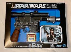 Custom Vintage Han Solo DL-44 blaster pistol Star Wars Cosplay boxed Exclusive