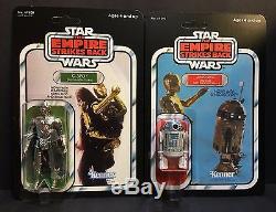 Custom Vintage Star Wars ESB Display Pieces of 47 Back C-3PO & R2-D2 SensorScope