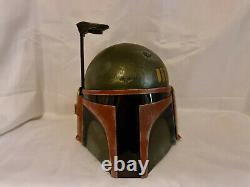 Custom Weathered Mandalorian Boba Fett Adult Helmet Star Wars Painted