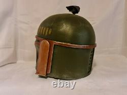 Custom Weathered Mandalorian Boba Fett Adult Helmet Star Wars Painted