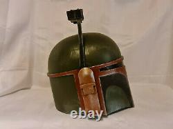 Custom Weathered Mandalorian Boba Fett Adult Helmet Star Wars Painted