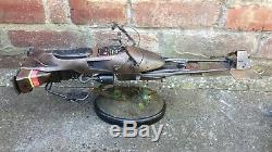 Custom hand painted with base Star Wars Speeder bike 1/6 Sideshow Hot Toys 2ft