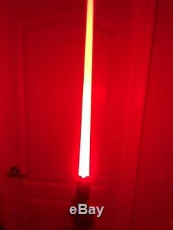 Custom made Star Wars Sith lightsaber withcrystal chamber by Gary Morris nbv4 rra