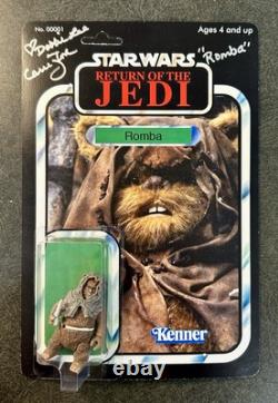 DEBBIE LEE CARRINGTON Signed Romba Ewok Star Wars Autograph Custom Figure ROTJ