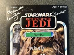 DEBBIE LEE CARRINGTON Signed Romba Ewok Star Wars Autograph Custom Figure ROTJ