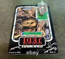DEBBIE LEE CARRINGTON Signed Romba Ewok Star Wars Autograph Custom Figure ROTJ