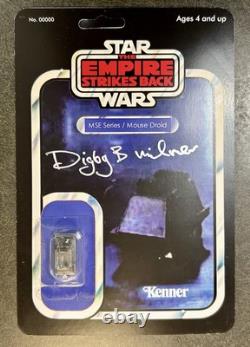 DIGBY MILNER Signed Mouse Droid Star Wars Autograph Custom Figure