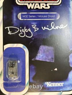 DIGBY MILNER Signed Mouse Droid Star Wars Autograph Custom Figure