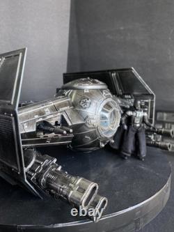 DS-47 TIE Fighter Star Wars custom 3.75 hand-painted vintage collectible