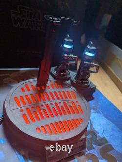 DX25 1/6 Hot Toys Deluxe Luke Skywalker Light Up Base Bespin Diorama Custom