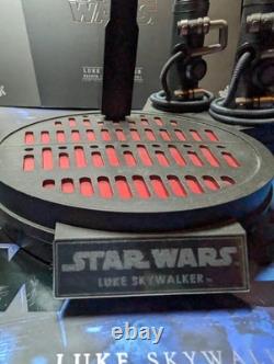 DX25 1/6 Hot Toys Deluxe Luke Skywalker Light Up Base Bespin Diorama Custom
