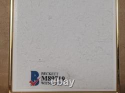 Daisy Ridley As Rey Custom on card Autograph Card. Beckett Witnessed Certified