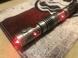 Darth Maul OneReplicas Custom Light Saber Proffie pixel Crystal Chamber pommel