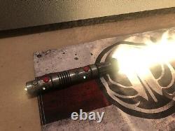 Darth Maul OneReplicas Custom Light Saber Proffie pixel Crystal Chamber pommel