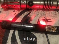 Darth Maul OneReplicas Custom Light Saber Proffie pixel Crystal Chamber pommel