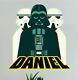 Darth Vader, Star Wars Custom Name Wall Decal, Personalized Sticker