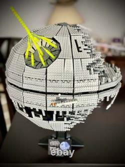 Death Star Custom Lego with laser dark side star wars space ship darth vader