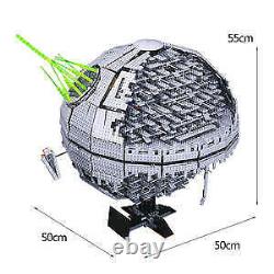 Death Star Custom Lego with laser dark side star wars space ship darth vader