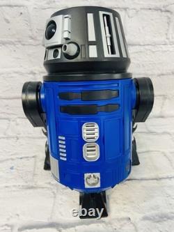 Disney Custom Star Wars Astromech Galaxys Edge Droid Depot Blue BLK. Works Great