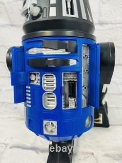 Disney Custom Star Wars Astromech Galaxys Edge Droid Depot Blue BLK. Works Great
