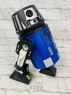 Disney Custom Star Wars Astromech Galaxys Edge Droid Depot Blue BLK. Works Great
