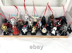 Disney Star Wars 20pc Custom Christmas Ornaments Vader R2-D2 Maul Chewie Yoda