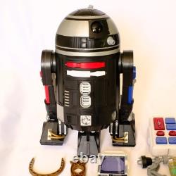 Disney Star Wars Galaxy's Edge Custom Astromech Droid Black R2 + Accessories