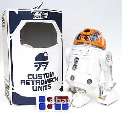 Disney Star Wars Galaxy's Edge Droid Depot Orange Clear Custom R2 Astromech