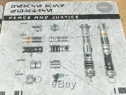 Disneyland Star Wars Galaxy's Edge Savi's Workshop Custom Built Lightsaber