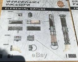 Disneyland Star Wars Galaxy's Edge Savi's Workshop Custom Built Lightsaber