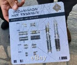 Disneyland Star Wars Galaxy's Edge Savi's Workshop Custom Lightsaber YOU PICK