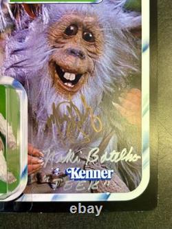 Dual Signed Signed Teek Battle For Endor Custom Figure Star Wars Ewoks Autograph