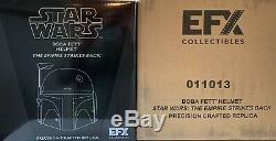 EFX Collectibles Boba Fett FULL CUSTOM SOFT LINER PCR Helmet Brand NEW Star Wars