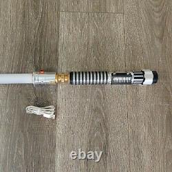 Electrum Sabercrafts Aurora Neopixel Lightsaber Pristine Customized Smooth-Swing