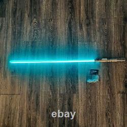 Electrum Sabercrafts Neopixel Scion Lightsaber Weathered Customized Smooth-Swing