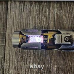 Electrum Sabercrafts Neopixel Scion Lightsaber Weathered Customized Smooth-Swing