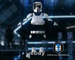 Empire Scout Trooper Armor (No Helmet or Gun) Galactic Armory DIY Painted