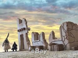 Empire Toy Works Custom Building Ruins 8pc Playset Diorama Star Wars 118 3.75